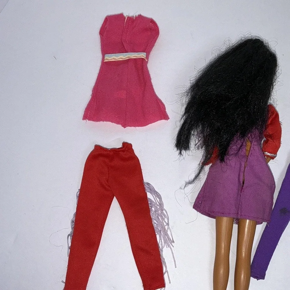 Vintage Barbie Native American Fashion Doll Lot Fringe‎ Outfits Mattel TLC OOAK